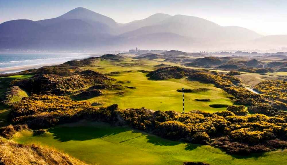 campos de golf en el Norte de Irlanda